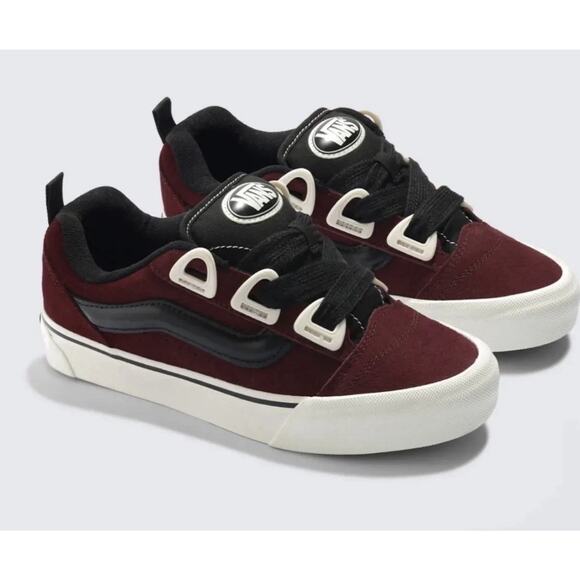 Vans Knu Skool D-Ring Burgundy Suede Sneakers Men’s 8. main image 5